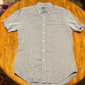 LIKE NEW Ralph Lauren Blue Button up